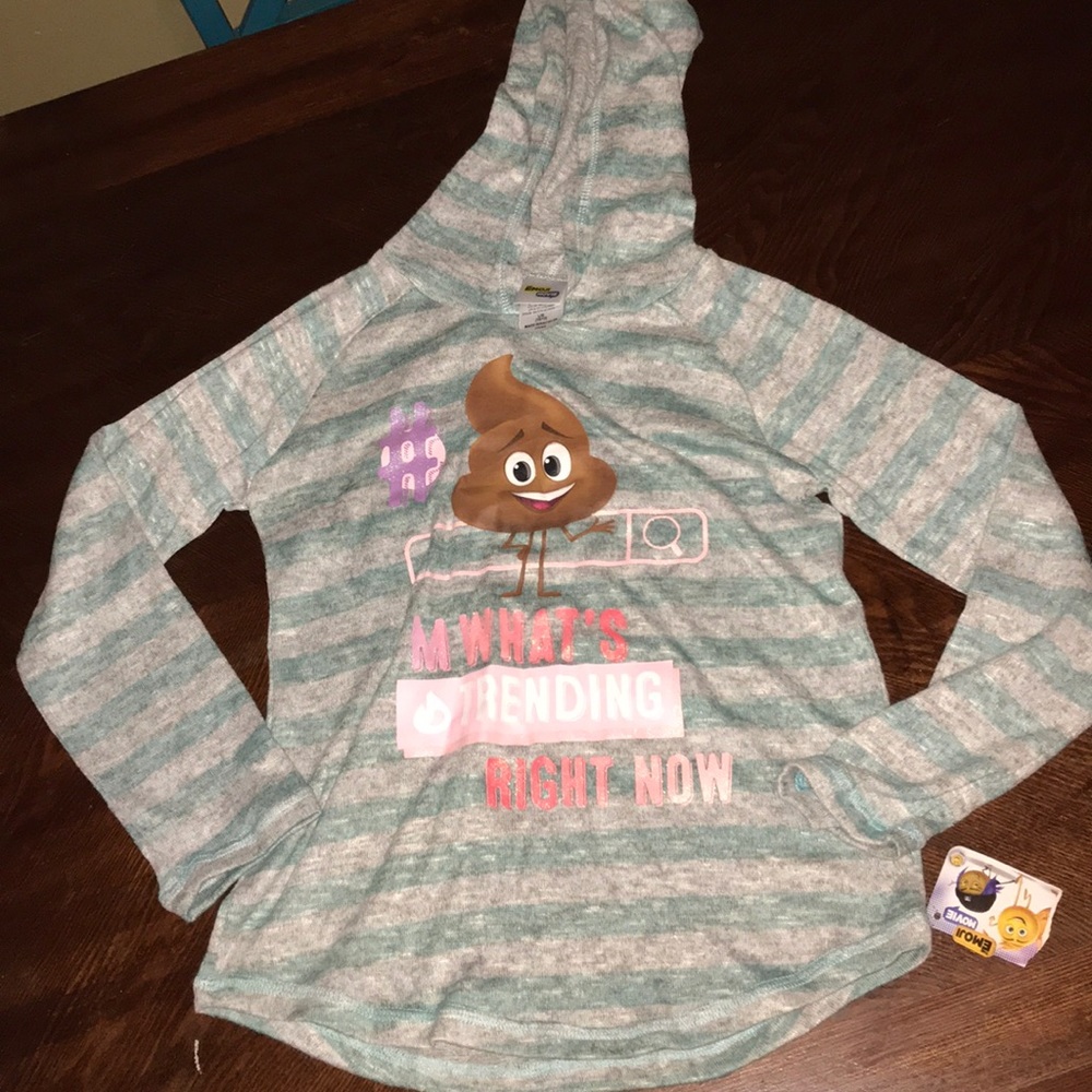 A hooded sweater
